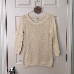 Old Navy cream sweater